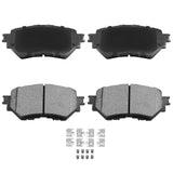 AUTOMUTO 4PCS Front Ceramic Disc Brake Pads Set D1759 For Mazda 3 2014-2018,For Mazda 3 Sport 2014