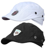 Zacharias MenS Cotton Golf Cap Pack Of 2 White & Black