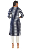 Soch Women White Rayon Geometric Kurta (8907715946079_White_2Xl)