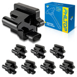 PHILTOP UF271 Ignition Coil Pack, Square Set of 8 Compatible with Suburban 2500 Tahoe 2002-2006, Trailblazer EXT 2003-2004, Yuko