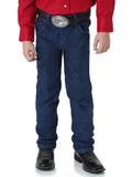 Wrangler boys 13mwz Cowboy Cut Original Fit jeans, Prewashed Indigo, 16 US