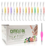 15pcs Cuticle Oil Pen for Nails Care Products, Nail Oil Bulk Repair Kit Professional Revitalizer Fingernails Growth Manicure Set