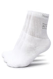 Van Heusen Men Socks Cotton Nylon Spandex Anti Bacterial, Knit, Soft Handfeel_94002_White_Free Size