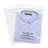 iMailer - 200 Count - 9 x 12 Clear Plastic Poly Bags with Suffocation Warning Self Seal for A4, Documents, Clothing, Shipping, P
