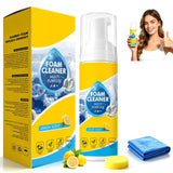 LINARTS 4in1 MultiEnzyme Foam Cleaner, AllPurpose Deep Cleaning Spray,Powerful & Multipurpose Car Interior Foam Cleaners for