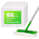 160Pcs Heavy Duty Dry Cloths Compatible with Swiffer Sweeper Mop