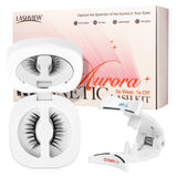LASHVIEW Upgrade Magnetic Eyelashes with Applicator Soft Magnetic Eyelashes Natural Look Reusable No Glue Needed Easy to Wear an