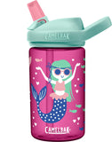 CamelBak Kids Eddy+ Bite Valve Straw Tritan Renew Water Bottle Mermaids & Narwhals, 14oz