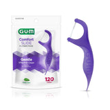 GUM Comfort Slide Flossers for Tight Spaces, Fresh Mint, Dental Floss Picks, 120 Count