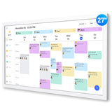Digital Calendar - 27 Inch Electronic Wall Calendar & Chore Chart, Smart Family Organizer with Interactive Touchscreen Display, 