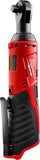 Milwaukee 2457-20 M12 Cordless 3/8 Sub-Compact 35 ft-Lbs 250 RPM Ratchet w/ Variable Speed Trigger