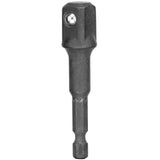 DEWALT IMPACT Socket Adapter, Hex Shank, 1/4Inch To 1/2Inch (DW2547IR)