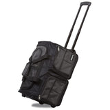 Dejuno 20Inch Carryon Rolling Duffle Bag, Charcoal, One Size