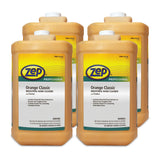 Zep Orange Classic Industrial Hand Cleaner with Pumice - 1 Gal (Case of 4) - 1046475 - Powerful Formula, Pumice Loosens Embedded