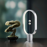 Xhope4u Table Lamp for Bedroom - Balance Lamp,Bedside Lamp with Touch Dimmer,Nightstand Lamp,3 Level Brightness Rechargered Nigh
