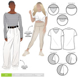 Style Arc Sewing Pattern The Ellis Knit T (Sizes 1022)