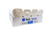 Reli. SuperValue 65 Gallon Trash Bags | 120 Count | Made in USA | Heavy Duty | Bulk | Clear Multi-Use Garbage Bags