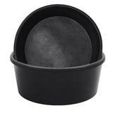 Sadnyy 4 Pcs Rubber Feeder Pan, Rubber Feed Pan Utility Horse Feed Bucket Dog Bowl Horse Feeder for Cats Dogs Goats Chicken Dust