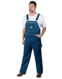 Liberty mens Stonewashed Denim Bib overalls and coveralls workwear apparel, Stonewashed Blue (Sw9), 40W x 32L US