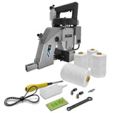 JORES TECHNOLOGIES Portable Electric Bag Sewing Machine, Single-Thread Chain Stitch, 110V with Starter Kit and Thread Rolls