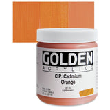 Golden Heavy Body Acrylic Paints 236Ml Yellow (C.P. Cadmium Orange)