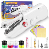 Handheld Sewing Machine, Quick Sew Mini Portable Electric Sewing Machine For Beginners and Adults, Hand Held Sewing Device Fast 