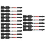 BOSCH ITSQ22B 10-Pack 2 In. Square #2 Impact Tough Screwdriving Power Bits