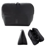 THE VERTI-Vertical Waterproof Makeup & Toiletry Bag | 23-Pocket Organizer with Upright, Fold-Down Design for Skincare, Toiletrie