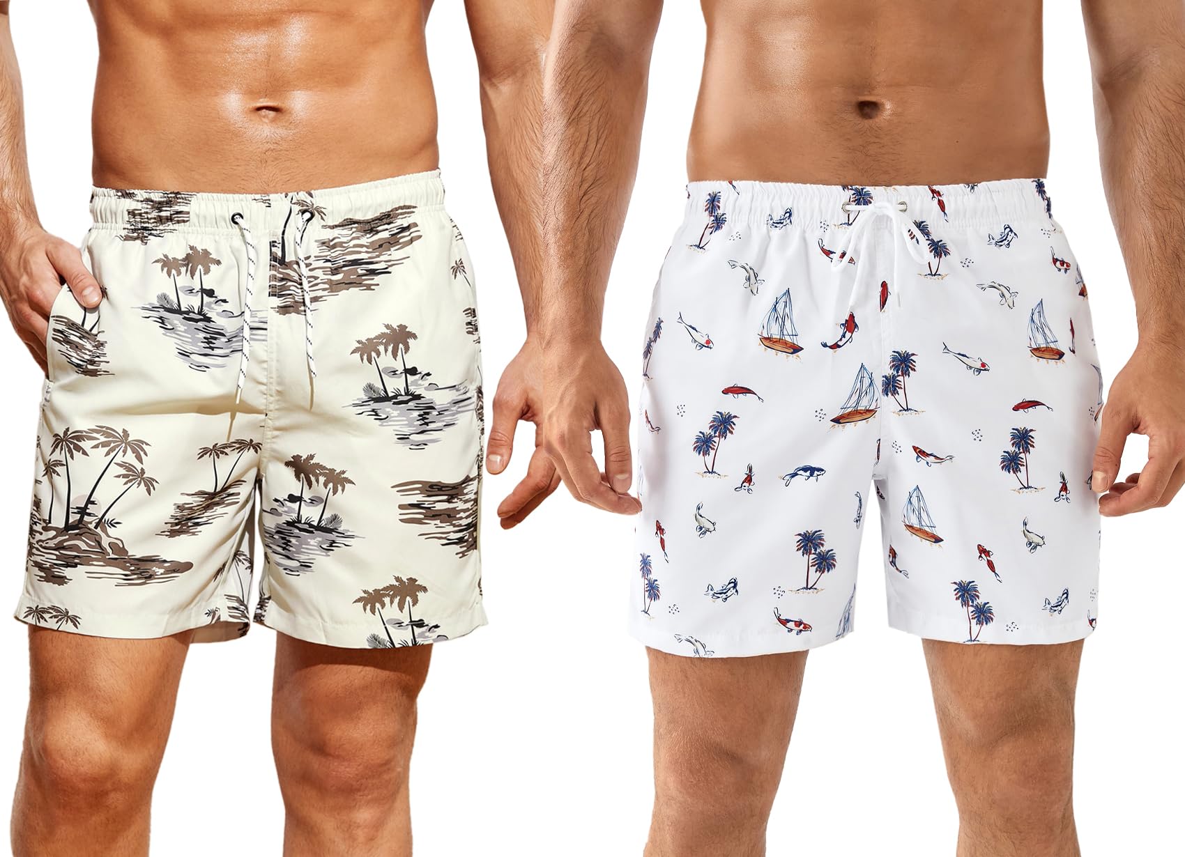 Toplot Regular Fit Printed Boxer Shorts For Men Pack Of 2 (Combo-5130-Beg-Wht-M),BEG-WHT,,B0CJ5DCLJX