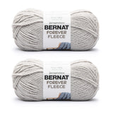 Bernat Forever Fleece Balsam Yarn - 2 Pack of 280g/9.9oz - Polyester - 6 Super Bulky - 194 Yards - Knitting/Crochet