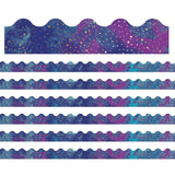 Carson Dellosa CD-108380-6 Galaxy Scalloped Borders - Pack of 6