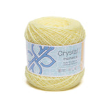 Crystal [100grs] - Monarca - Fine Mexican Crochet Thread Yarn for Clothing and Crafts - Color 009- Baby Yellow 004