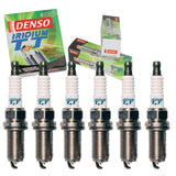 6 pc DENSO Iridium TT Spark Plugs compatible with Toyota 4Runner 4.0L V6 2003-2013