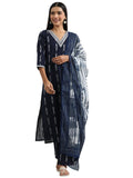 Libas Women'S Cotton Blend Kurta Set (400396