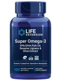 Life Extension Super Omega-3 EPA/DHA Fish Oil, Sesame Lignans & Olive Extract - Heart Health, Brain Health, Inflammation Health 