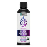 Zhou Organic Black Seed Oil | 100% Virgin Cold Pressed Omega 3 6 9 | Super Antioxidant for Immune Support, Joints, Digestion, Ha