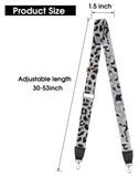 Adisa Unisex'S Shoulder Belt (Silver-Black),Silver-Black,,B0DG3JRDWJ