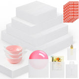 560 pcs Moving Packaging Supplies, 280 Cushioning Foam Pouches and Sheets, 4 Sizes (16x12, 12x12, 12x7.8, 7.8x7.8) with 280 Frag