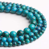 Filluck Natural Stone Beads Phoenix Stone 6mm Polished Round Smooth Gemstone Beads for Jewelry Making 15 Inch(Phoenix Stone,6mm)