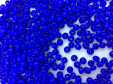 Czech Glass Seed Beads Opaque Bluer Size:6/0 40 gr / 1.4 oz (Royal Blue)