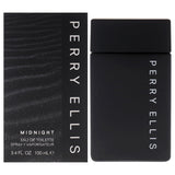Perry Ellis Midnight For Men - 3.4 Oz Edt Spray -Like New