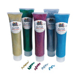 Glitter Fabric Paint Set, 3oz. (Set of 5)