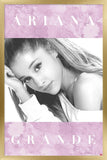Trends International Ariana Grande - Floral Wall Poster, 14.725 x 22.375, Gold Framed Version