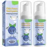 Foam Toothpaste Kids, Toddler Toothpaste with Low Fluoride, Kids Toothpaste for U Shaped & Electric Toothbrush, Foam Toothpaste 