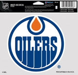 NHL Edmonton Oilers Multi-Use Colored Decal, 5 x 6