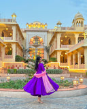 Anni Designer Women'S Rayon Blend Anarkali Solid Kurta With Pant & Dupatta (Mihini Begani_L_Begani_Large),Begani,L,Rayon Blend,Anarkali,