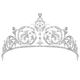 CIEHER Crowns for Girls & Women - Silver Wedding Tiara for Bridal, Prom, Quinceanera, Birthday & Christmas Gifts - Hair Accessor