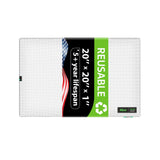Reair 20x20x1 Extra Replacement Filter without Frame, Washable and Reusable Air Filter 20x20x1 for AC HVAC Furnace, MERV 8 Air F
