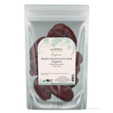 Starwest Botanicals Red Reishi Mushrooms Whole Organic - Dried Reishi Mushrooms for Herbal Tea & Cooking, Ganoderma Lucidum, Cer