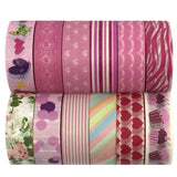 allydrew Sweet Pink Washi Tapes Decorative Masking Tapes (ADSET15), Set of 12